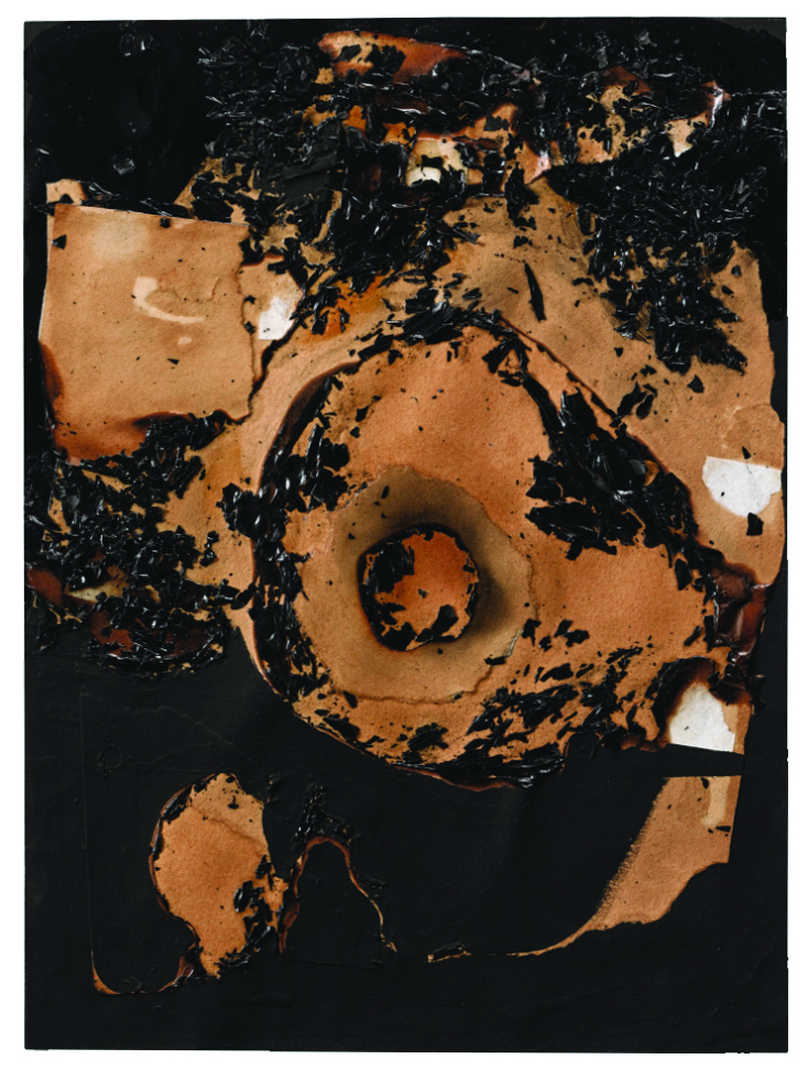 ALBERTO BURRI Senza titolo (Combustione), 1957