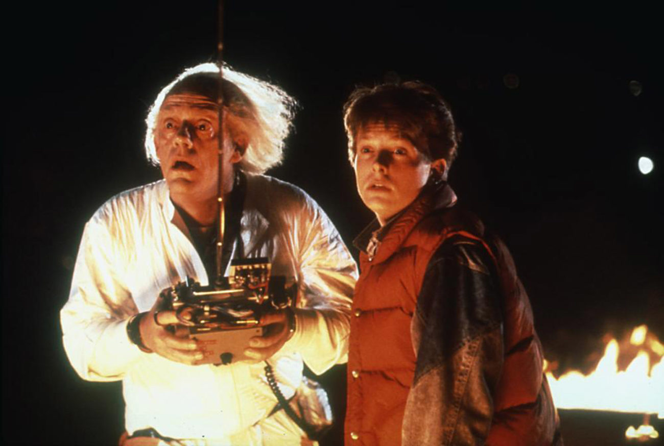1985, "Back to the Future" by Robert Zemeckis