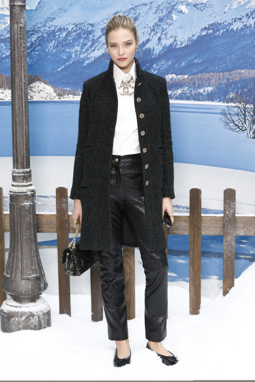 Sasha Luss, Chanel FW 2019 Collection, Photo by Julien M. Hekimian/Getty Images, Courtesy of Chanel