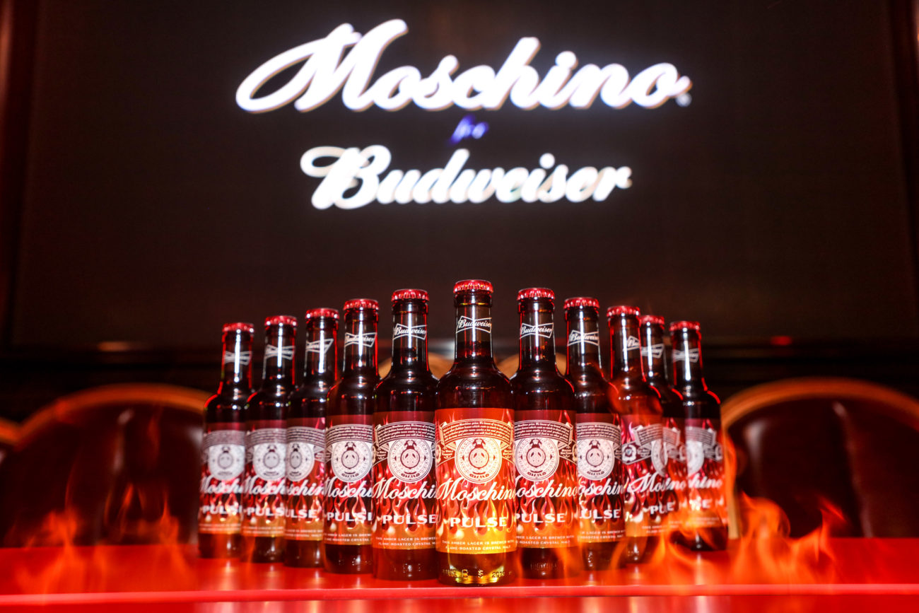 Moschino X Budweiser capsule collection | collectible DRY Moschino X Budweiser capsule collection | collectible DRY