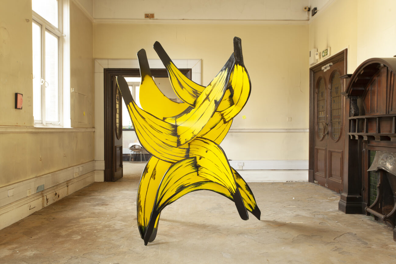 Abigail Fallis, "Banana Splits," Courtesy Art Below Fulham Town Hall