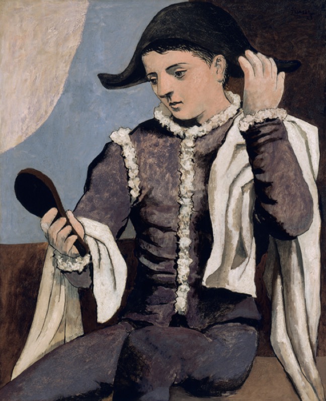 Arlequin au miroir, Paris, 1923, Musée National Thyssen-Bornemisza, Madrid