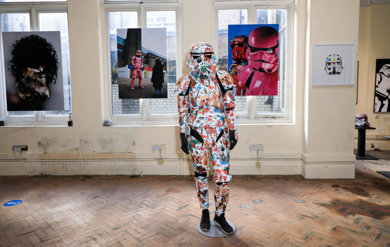 LONDON, ENGLAND - MAY 18:  A general view at "Art in the Age of Now" at Fulham Town Hall on May 18, 2021 in London, England. (Photo by David M. Benett/Dave Benett/Getty Images for Art Below)
