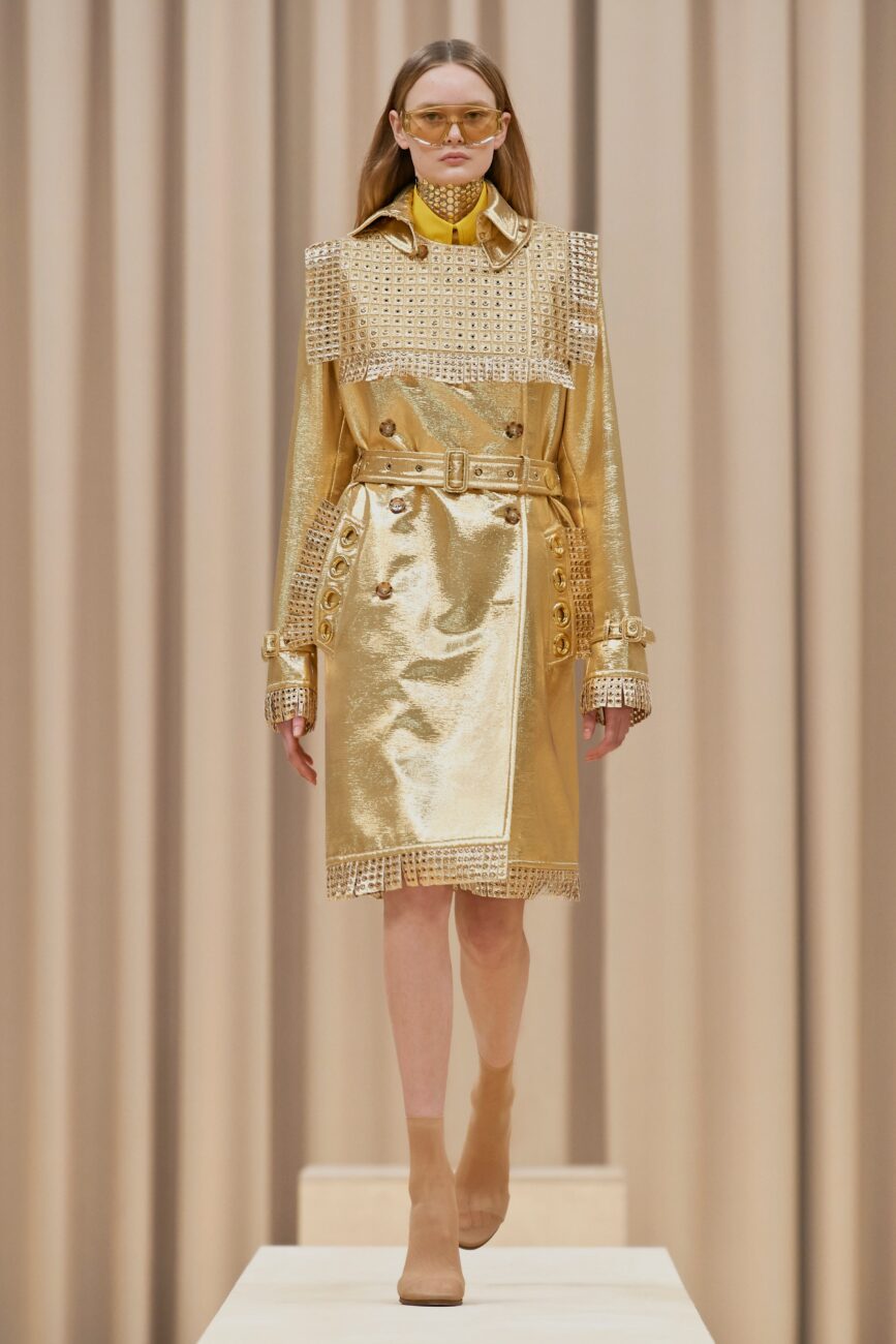 Burberry look 11. Courtesy of Vogue Runway