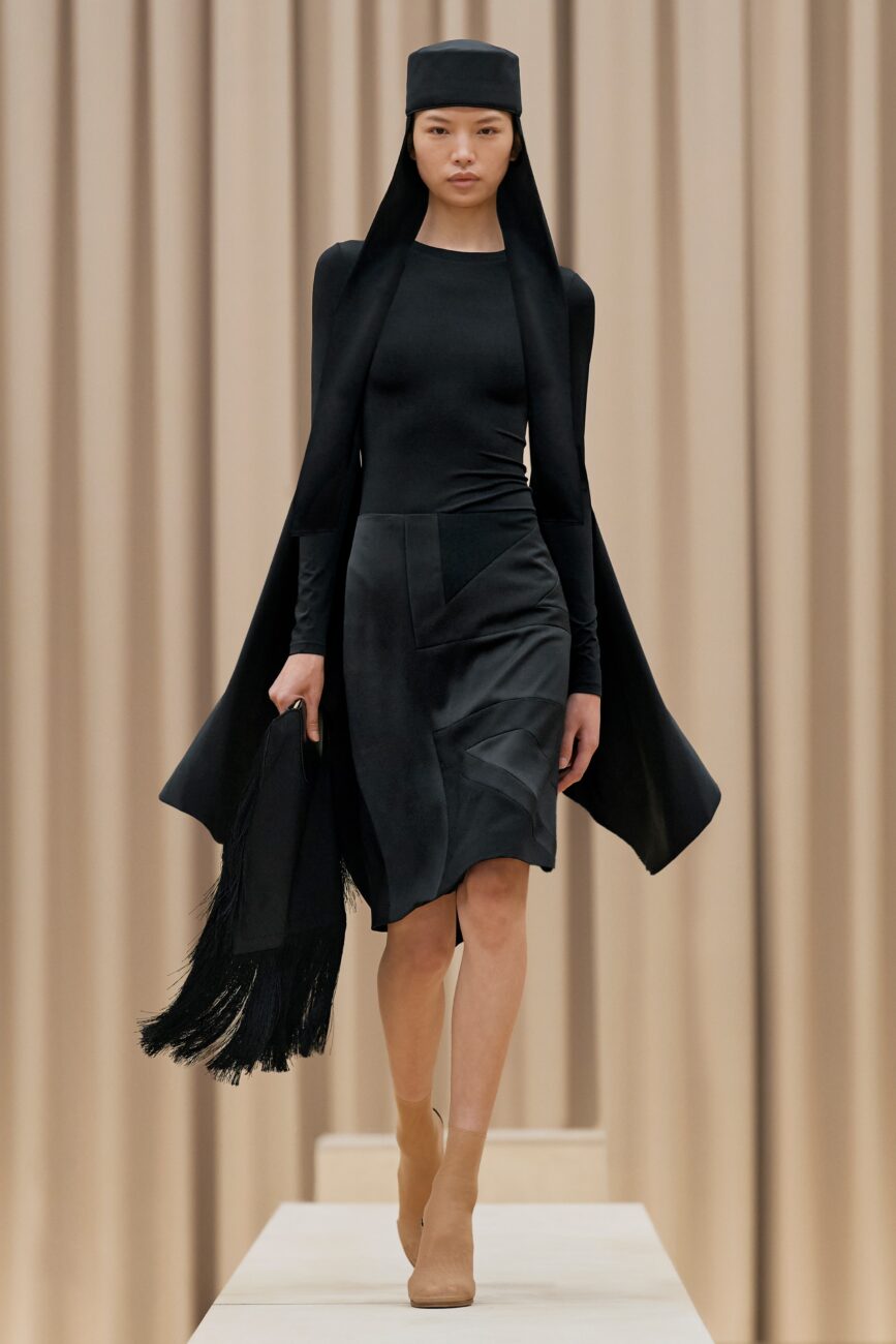 Burberry look 45. Courtesy of Vogue Runway