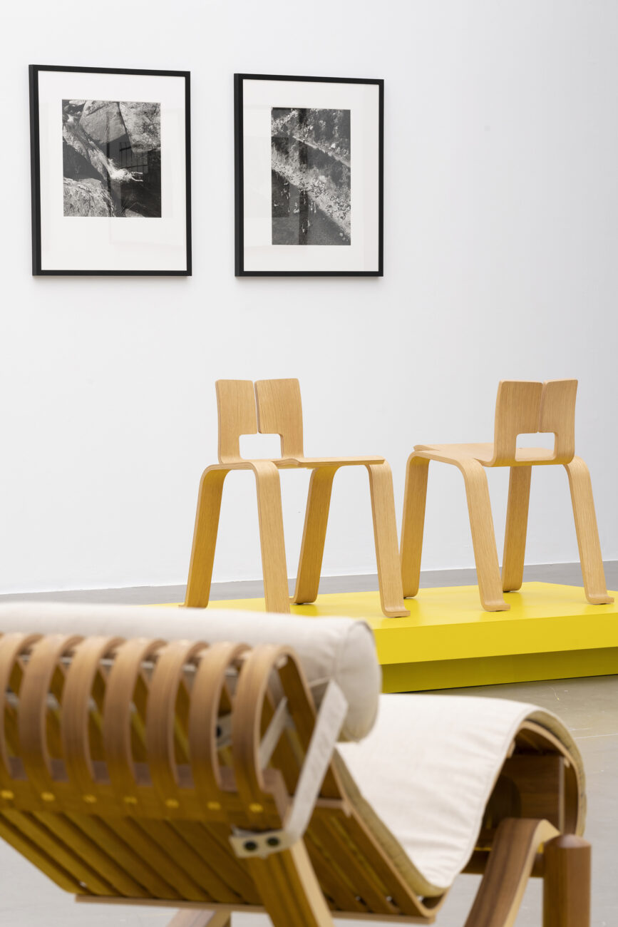 Charlotte Perriand. Avant-Garde is Woman, installation view, M77 Gallery, Milan.  © Archives Charlotte Perriand. Photo Lorenzo Palmieri