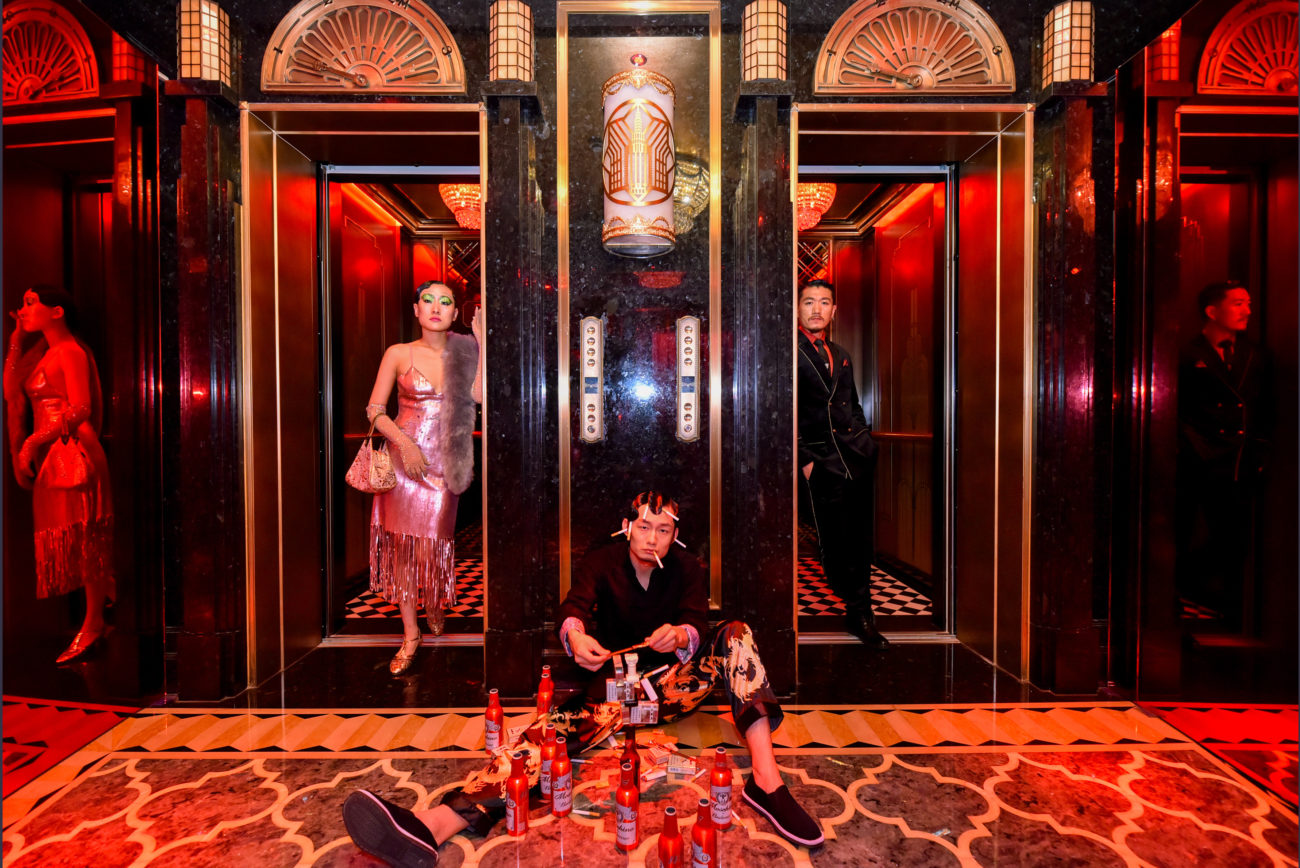 MOSCHINO X BUDWEISER party in Shanghai, Courtesy of Moschino