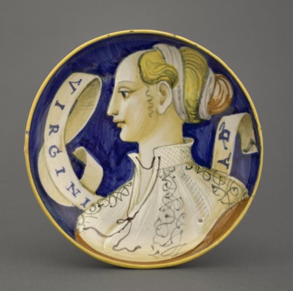 Coupe, portrait de profil de Virginia Bella, 1530-1540, Musée du Louvre, Grand Palais
