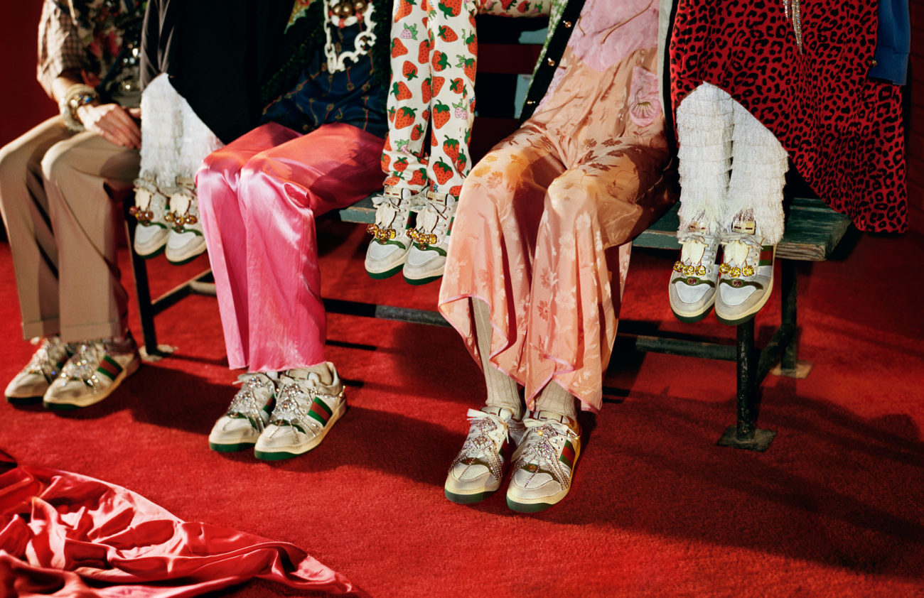 Gucci SS 19 Campaign, Photo by Glen Luchford, Creative Director Alessandro Michele, Art Director Christopher Simmonds