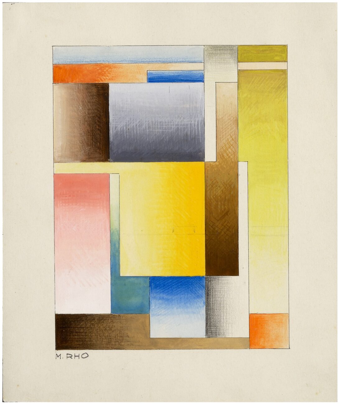 Manlio Rho, Untitled (Composition), 1937–38