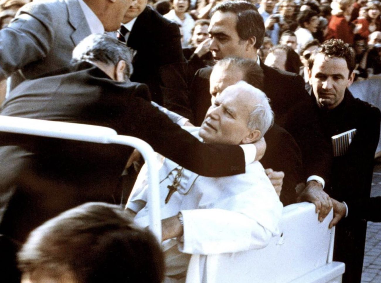 May 13, 1981, attack against Pope John Paul II in Piazza San Pietro in Rome. RCS photo