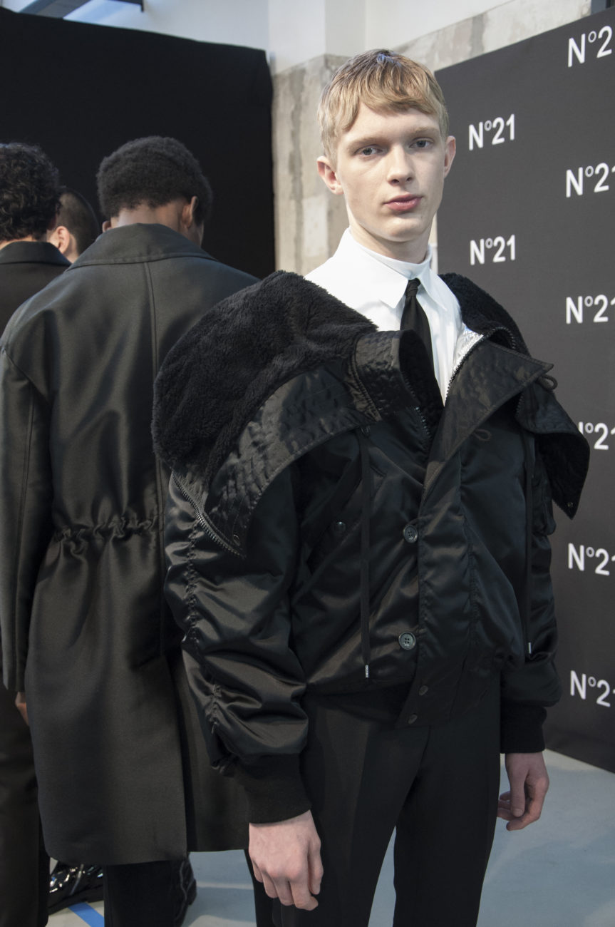 N21 FW 19:20 menswear collection Photo by Pia Opp