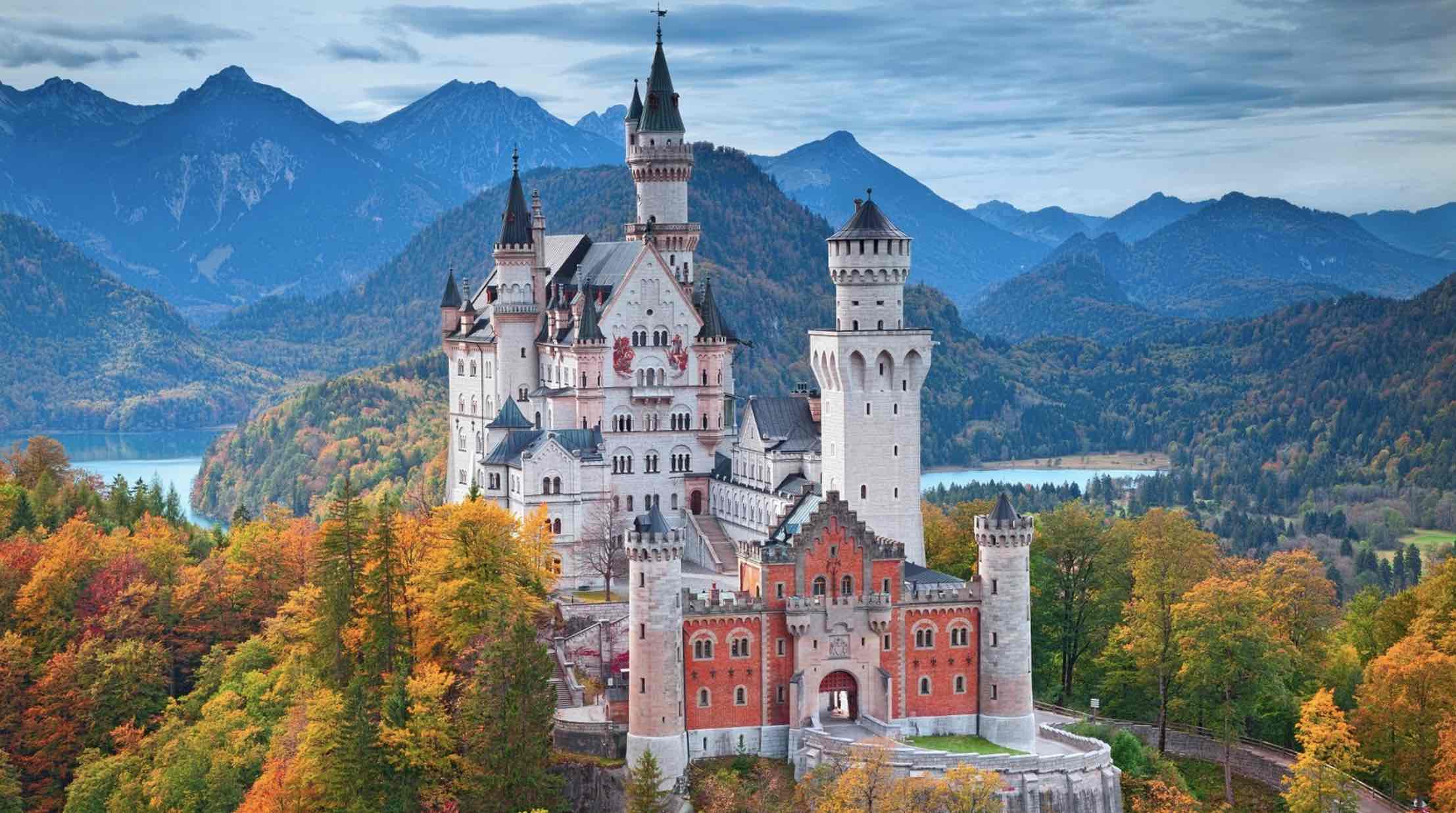 Neuschwanstein Castle of King Ludwig II