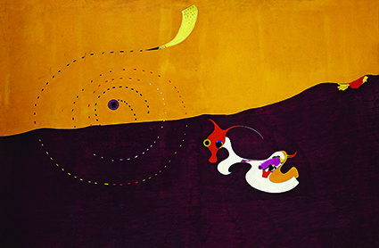 Paysage au lievre, Miró exhibition, Grand Palais, Paris