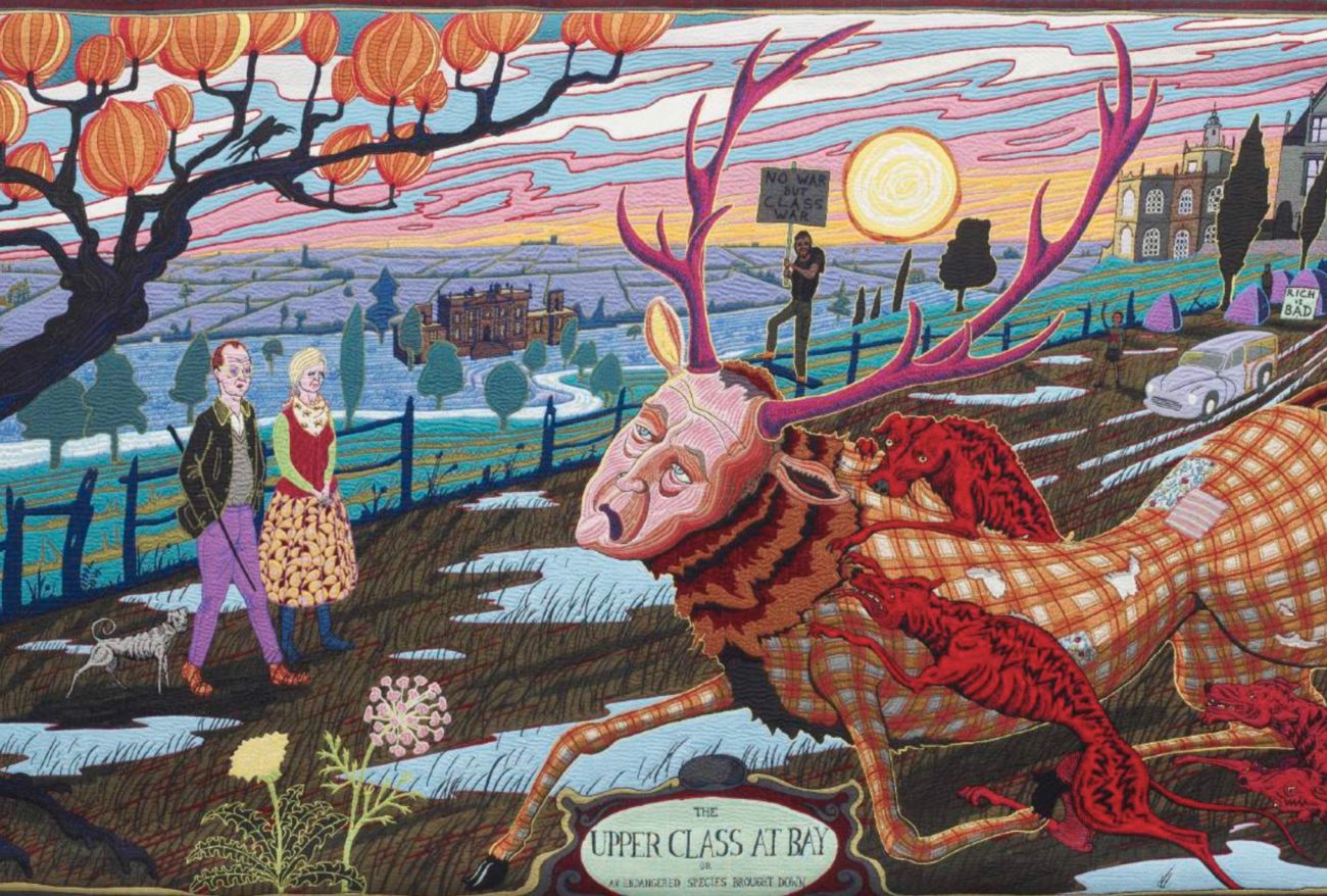 The Upper Class at Bay, 2012 Wool, Grayson Perry, Courtesy the artist and Victiora Miro