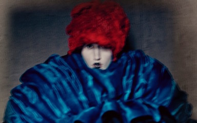 Rei Kawakubo for Comme des Garçons , “Blue Witch,” spring/summer 2016 Courtesy of The Metropolitan Museum of Art, © Paolo Roversi