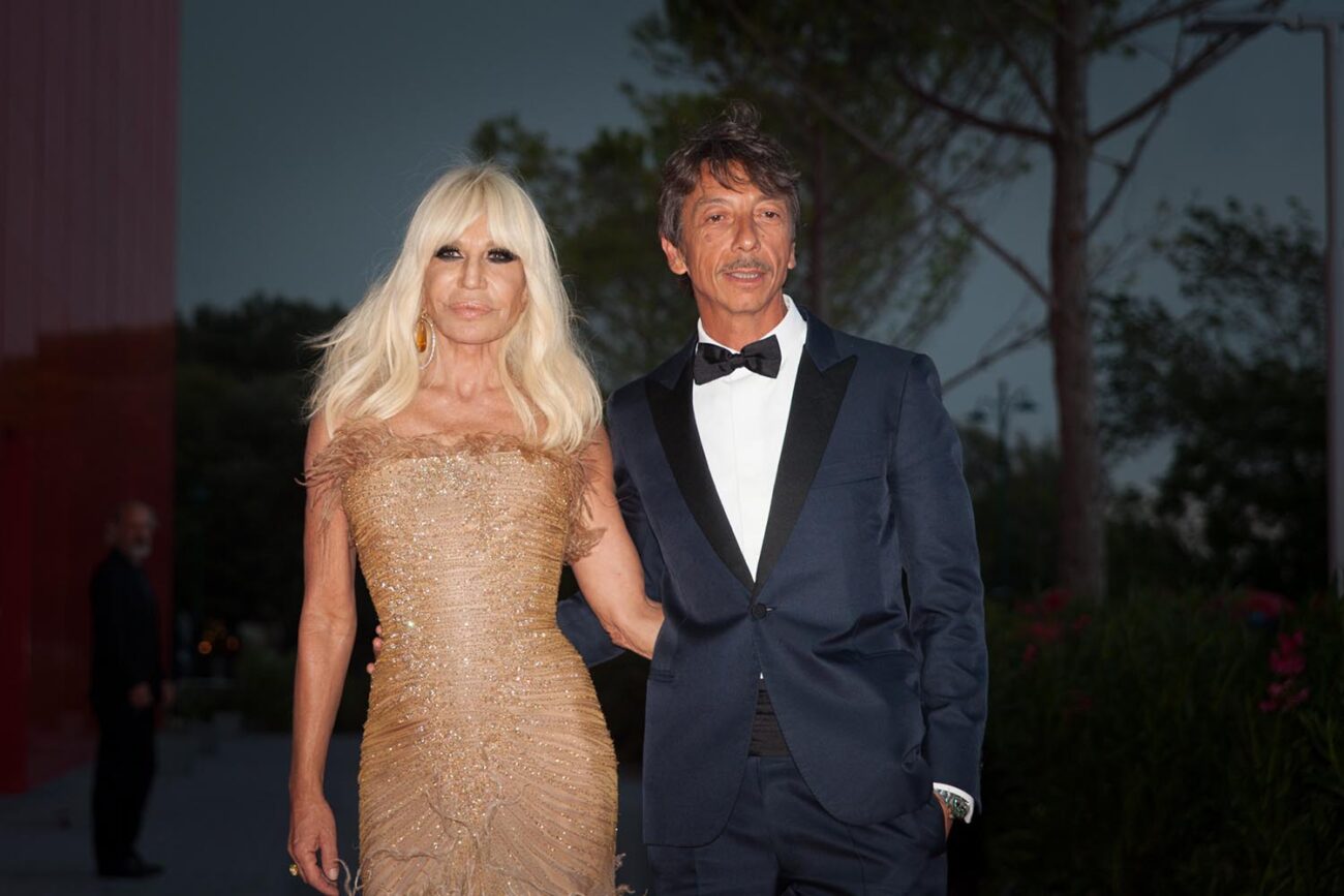 Donatella Versace and Pierpaolo Piccioli, © daniela katia lefosse photography. mostra del cinema di venezia 2017 red carpet day3