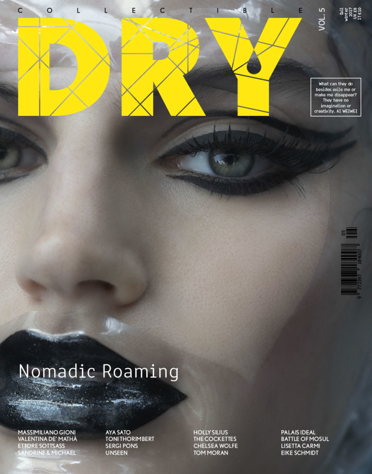 COLLECTIBLE DRY COVER ISSUE 5, SHOOT BY SANDRINE & MICHAEL FASHION SAYURI BLOOM, NOMADIC ROAMING ISSUE