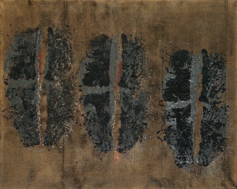 Toti Scialoja Impronte Nere (Black Marks), 1960 Courtesy Fondazione Prada