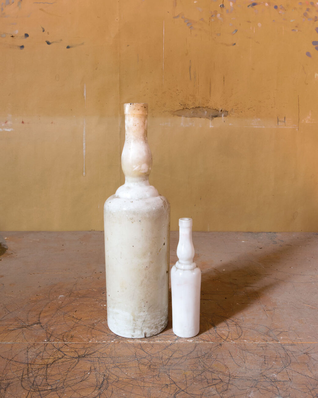 Joel Meyerowitz,Morandi’s Objects: White Bottles, 2015, HP Archival Print, 100% Rag Paper, 40,6 x 51 cm | 16 x 20 inches, Edition 2/10, Courtesy Spazio Damiani