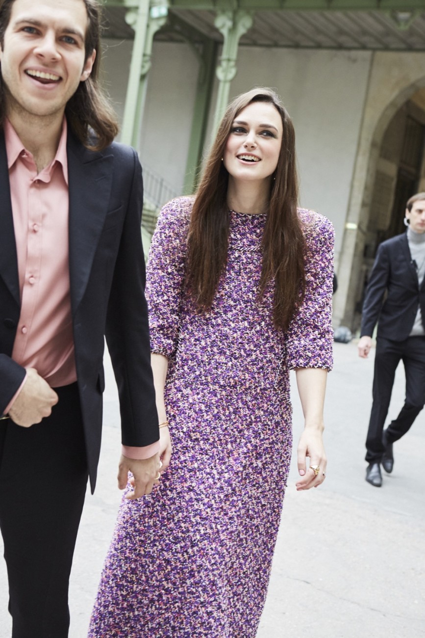 James RIGHTON with Keira KNIGHTLEY_Fall-Winter 2018-19 Ready-to-Wear Collection (2)
