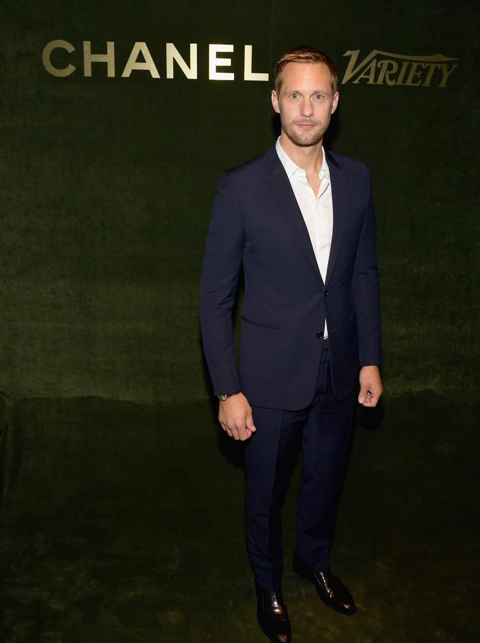 Alexander Skarsgard attends CHANEL and Variety Dinner at La Banane on September 9, 2018 in Toronto, Canada.