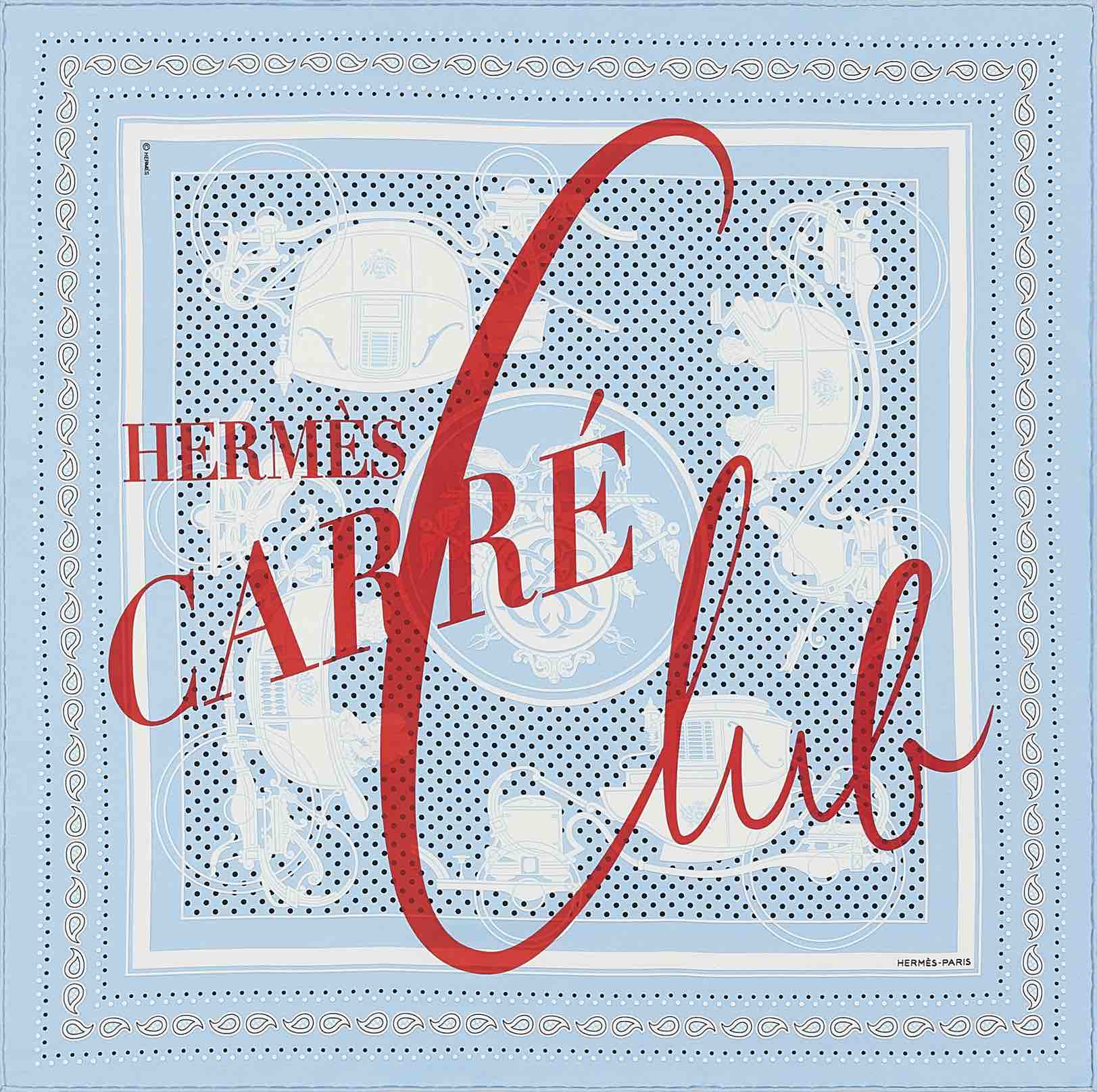 Hermès Carré Club, Bandana Ex Libris