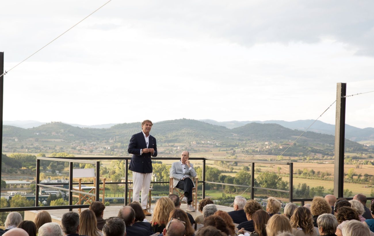 Brunello Cucinelli, Press conference, Solomeo, Spiritual Forest, Progetto per la Bellezza, Courtesy by Brunello Cucinelli