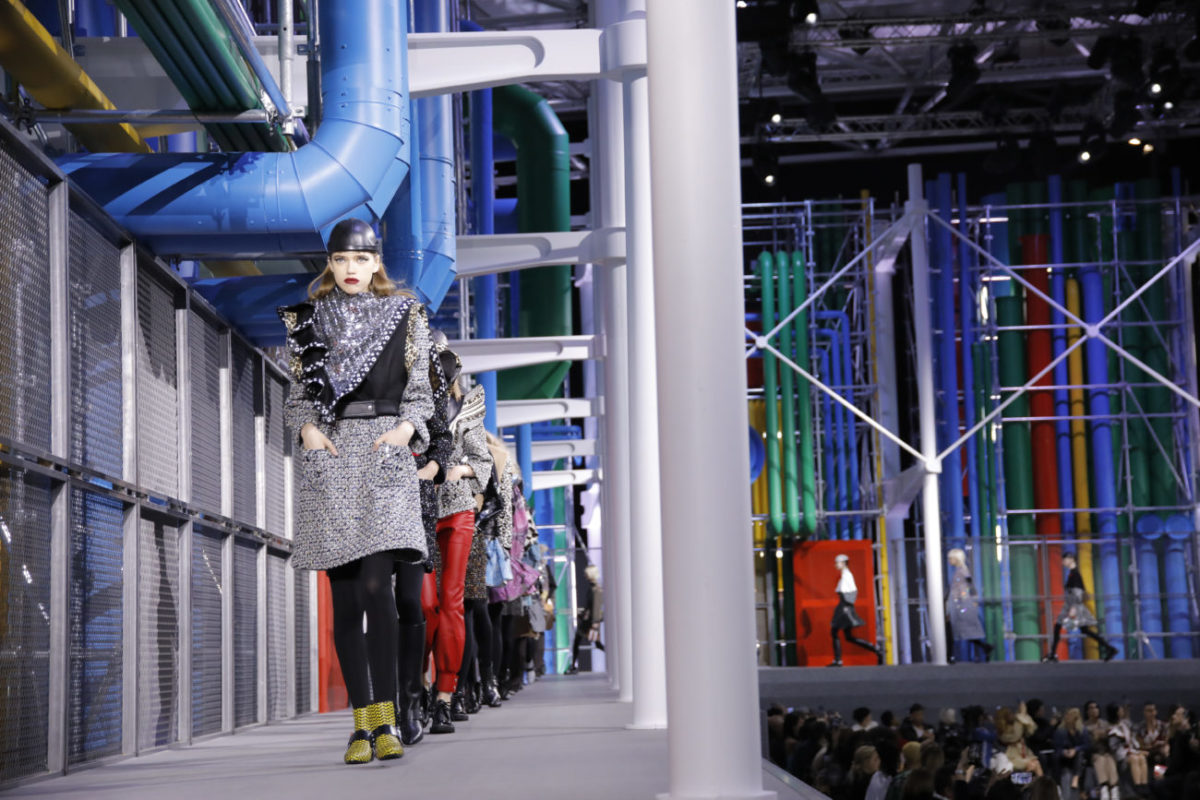 Futuristic Background Louis Vuitton FW 19 Collection PFW collectible DRY magazine