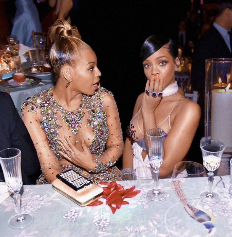 Beyonce and Rihanna cocktail rings