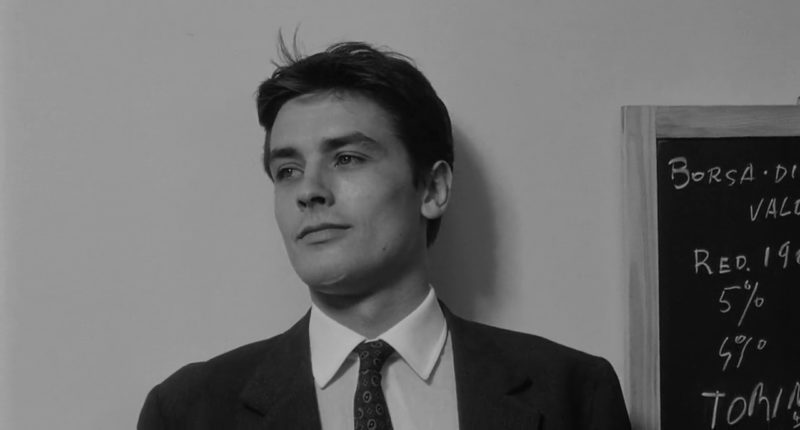 Alain Delon in L'Eclisse (1968) by Michelangelo Antonioni