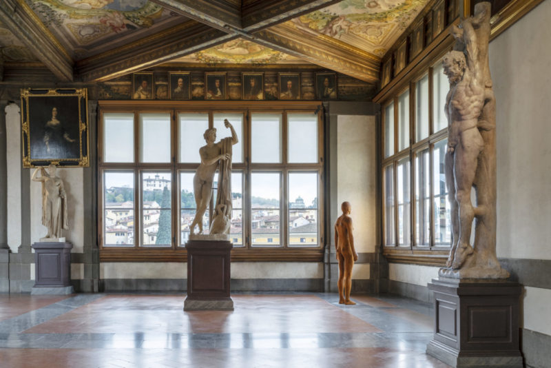 Antony Gormley_ANOTHER TIME VI_2007_Essere_Le Gallerie Degli Uffizi_Courtesy Antony Gormley_Essere_Le Gallerie Degli Uffizi_Courtesy THE ARTIST and GALLERIA CONTINUA