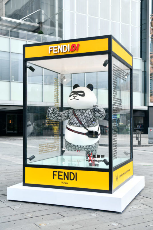 FENDIDI installation by Oscar Wang, Fendi x Jackson Wang capsule collection, Courtesy of Fendi