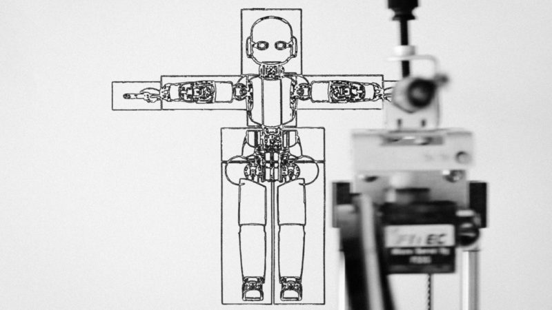 Scheme of a robot_Ecce Robot by Gabriele Gianni_Fondazione Carla Fendi in Spoleto