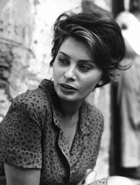 Sophia Loren as Cesira in "La Ciociara" directed by Vittorio De Sica