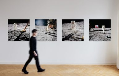 "A man on the moon", Shoot by Buzz Aldrin, Courtesy of Taschen