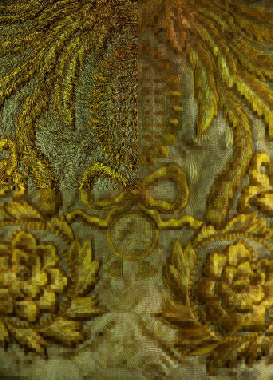 Gold Chinese Traditional Bridal Dress by Guo Pei, Courtesy of Sotheby's