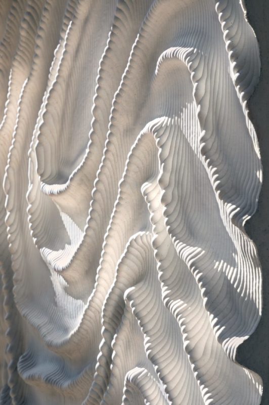 Naturalis Biodiversity Center_Netherland_Iris van Herpen_3D white concrete structure