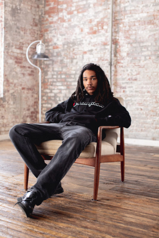 Luka Sabbat for Champion 100 anniversary, Courtesy of Champion