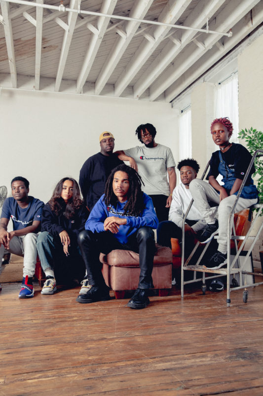 Luka Sabbat and Art Start for Champion 100 anniversary, Courtesy of Champion