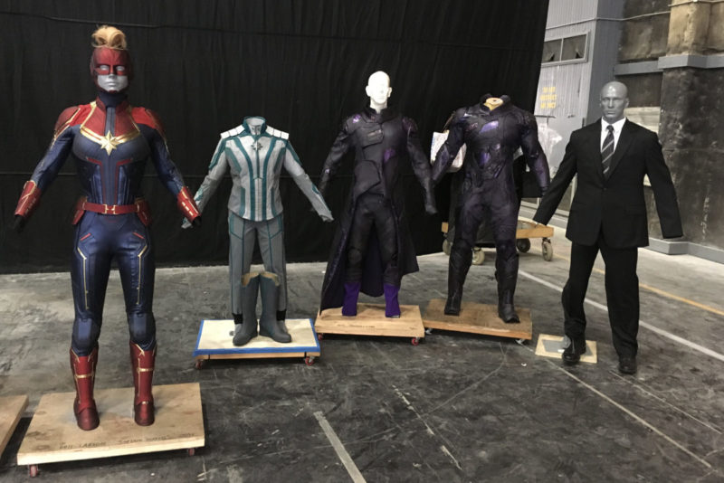 Captain Marvel costumes by Sanja Hays