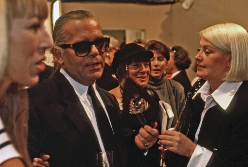 Karl Lagerfeld and Liz Tilberis, Paris, 1977 ©Harry Benson : Courtesy Staley-Wise Gallery, New York