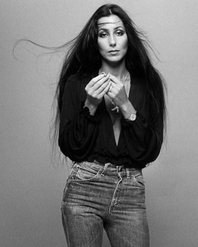 Goddess Like Any Woman_Cher_I'd Rather Believe in You_album cover_Norman Seeff