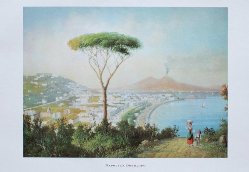 Happiness Index_DRY Issue 1_Posillipo_1964 View to Naples From Posillipo, Original Lithograph