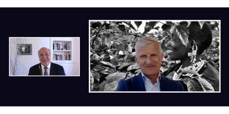MFW New Digital World_Alan Friedman in conversation with Andrea Illy CEO of illycaffé_The Future is Sustainable