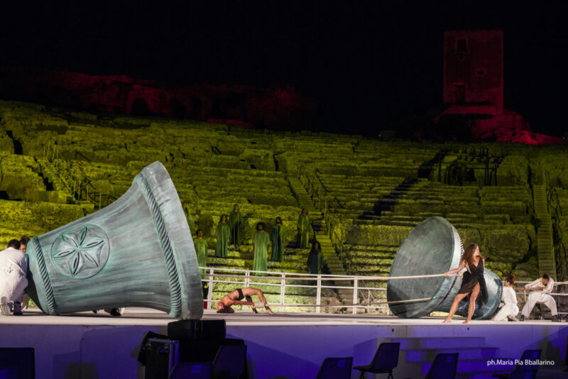 Ring the Future_Greek Theater of Siracusa_National Institute of Ancient Drama_Mircea Cantor_performance_The sound of my body is the memory of my presence