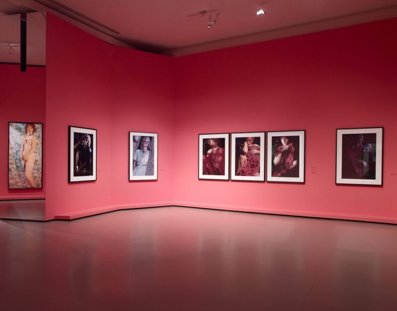 Society Portraits_Cindy Sherman une retrospectiv e (1975-2020), section Pink robes & color studies (1982), Fondation Louis Vuitton, Paris