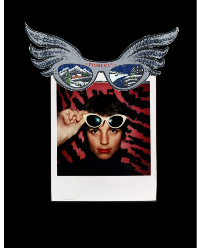 Caro Elio_Karla Otto and sticker for eyewear_Photo Guglielmo Pelizzoni