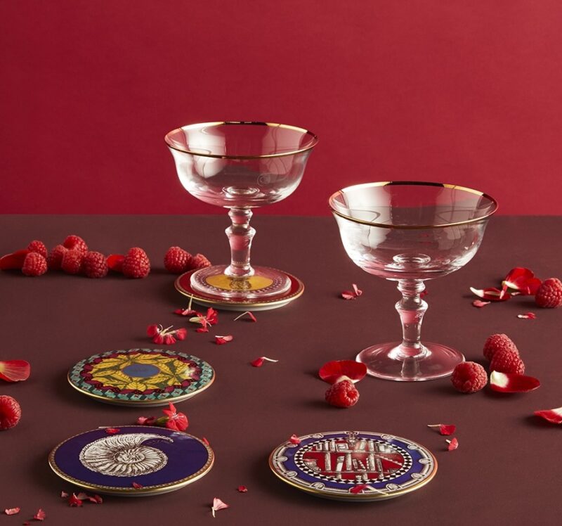 Romance Reinaissance_Valentine's Day 2021_Ginori 1735_champagne goblets Totem collection