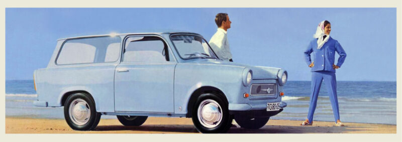 Advertising brochure Trabant 601 Universal, 1965, © faksimile: Trabant Team Freital e.V. (www.trabantteam- freital.de) Freital, 2020